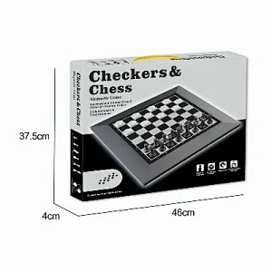 2 in 1 Checker & Chess Game