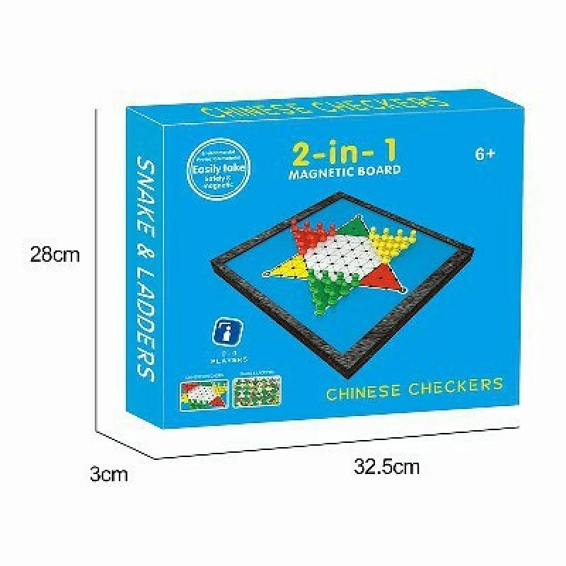 2 in 1 Magnetic Board Game (Medium)