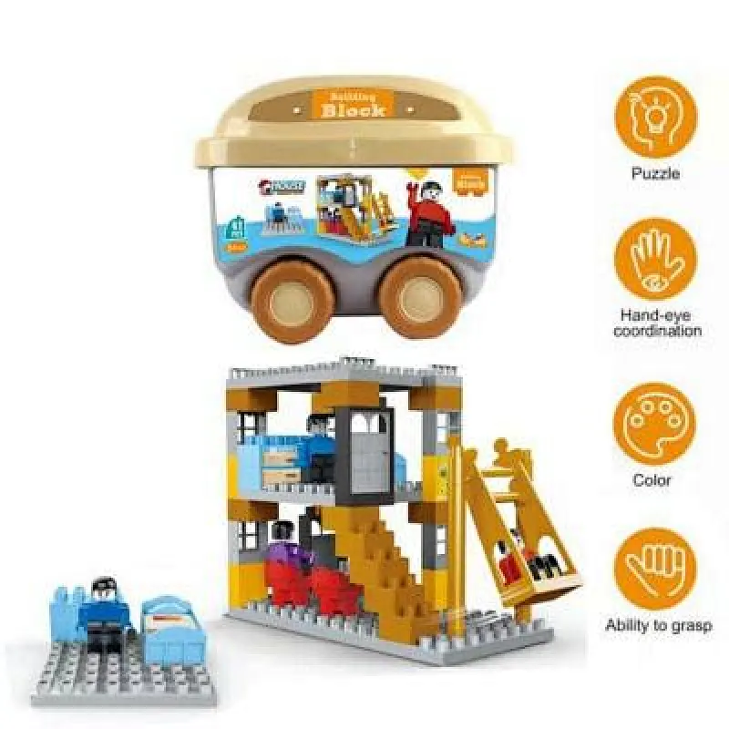 House Series Building Blocks 62 Pieces