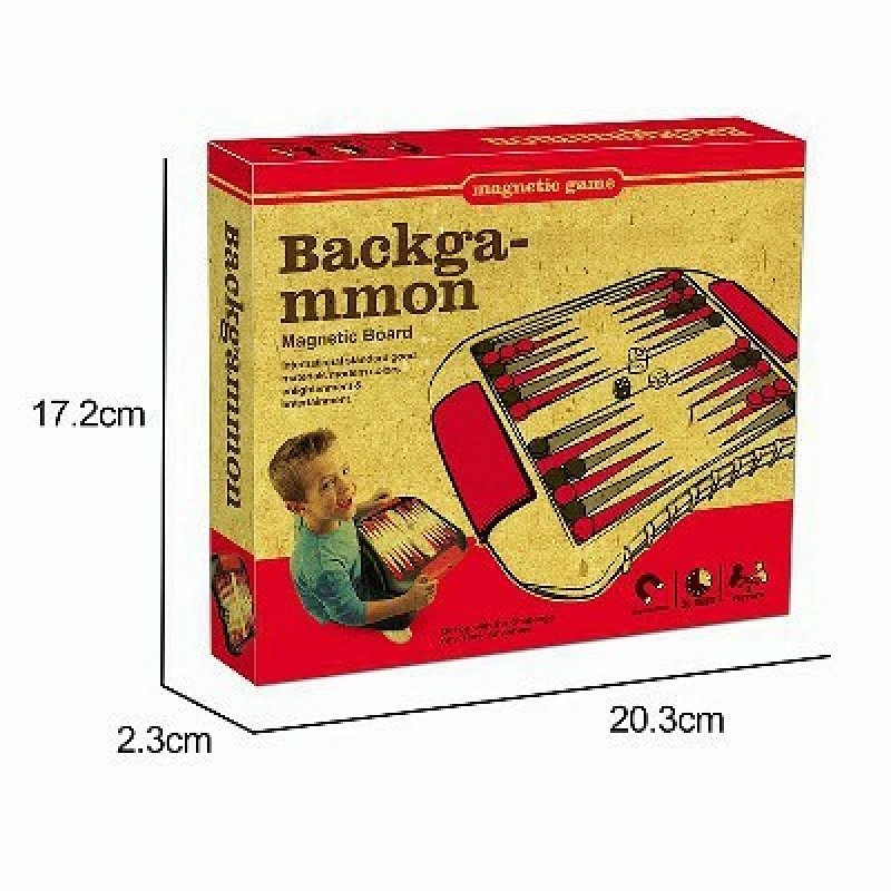 Magnetic Backgammon Game