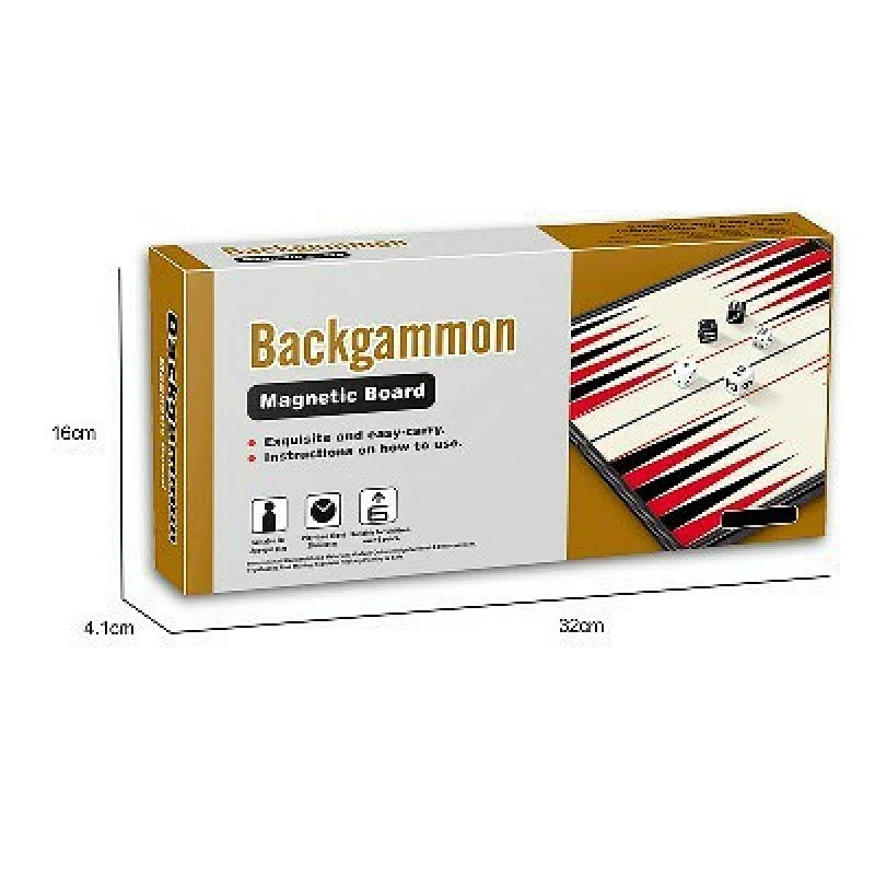 Magnetic Backgammon Game
