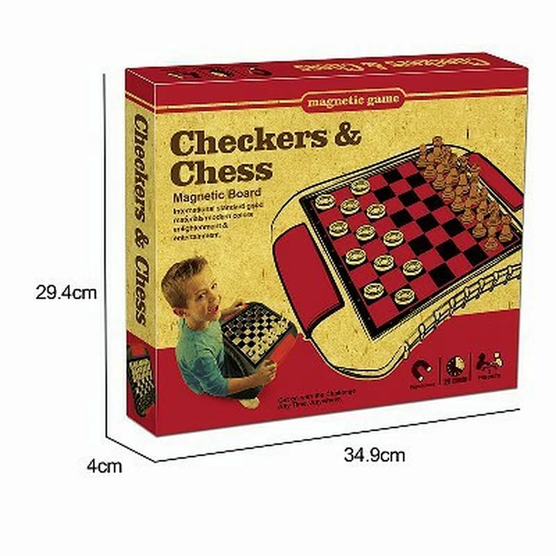 2 in 1 Magnetic Chess Set
