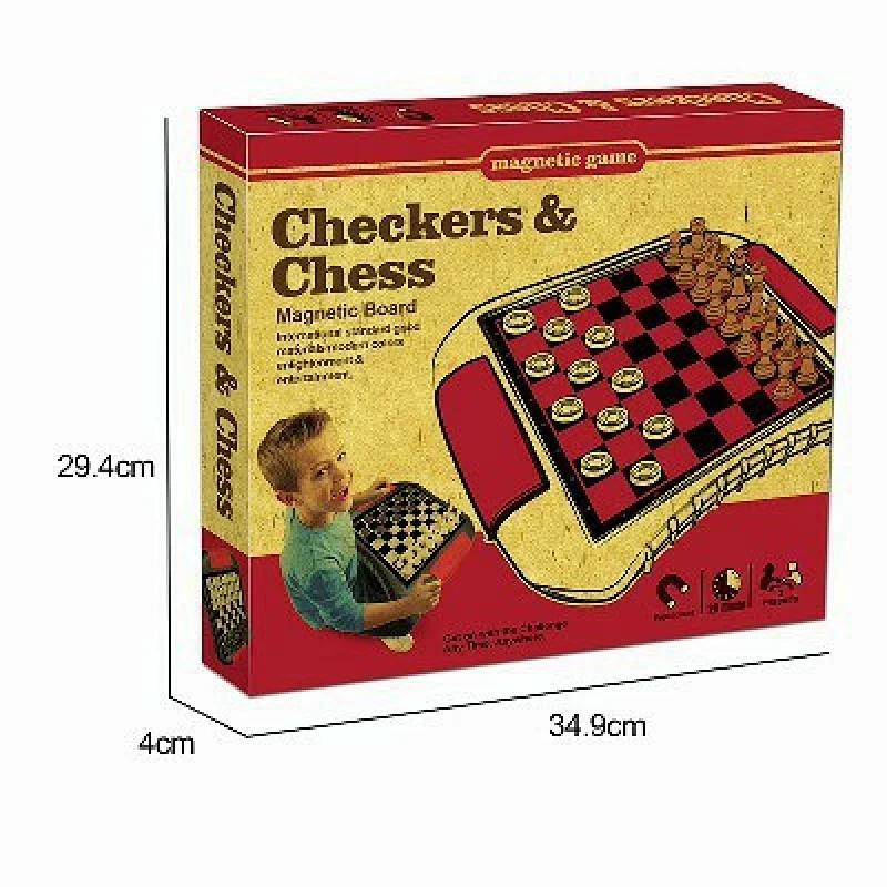 2 in 1 Magnetic Chess Set