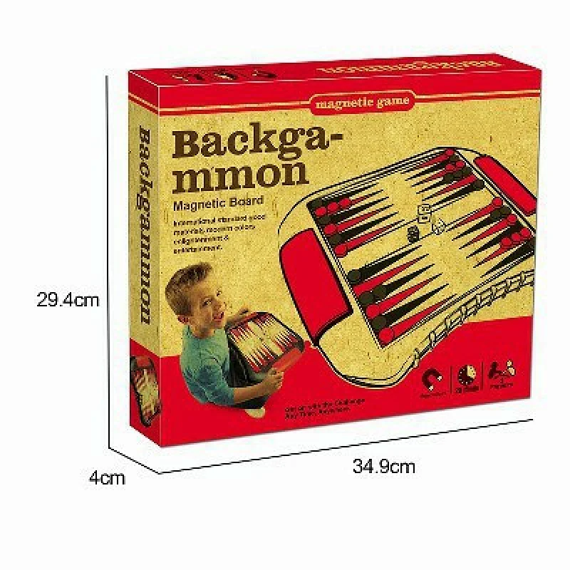 Magnetic Backgammon Game