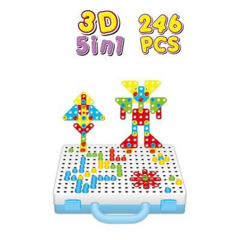 Drill Design Puzzle Set 246 Pieces