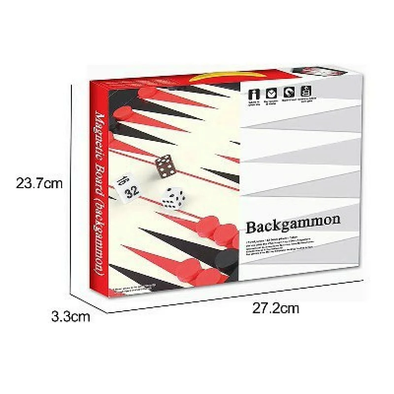 Magnetic Backgammon Game