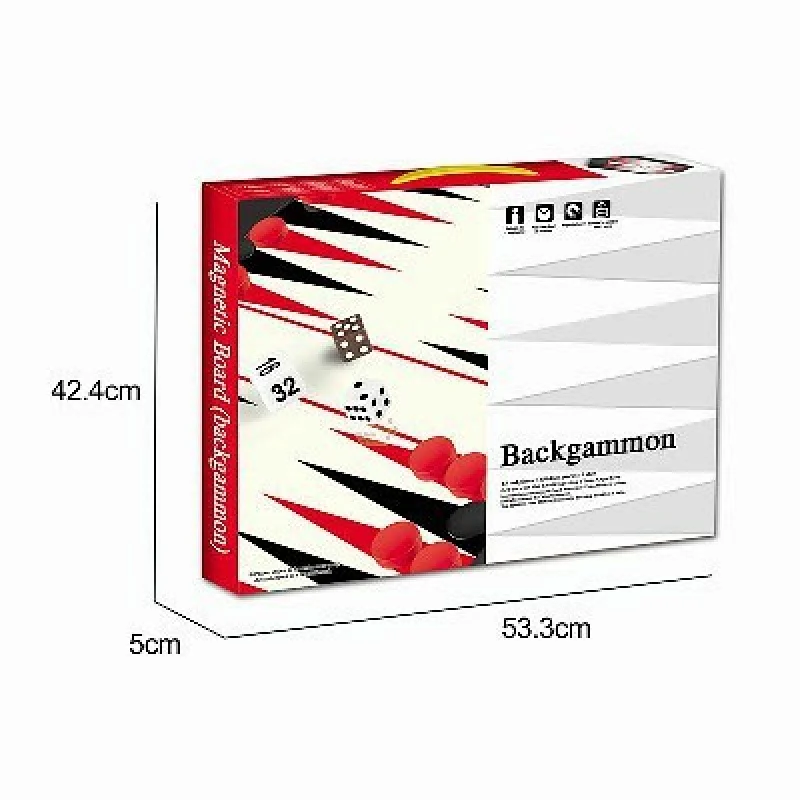 Magnetic Backgammon Game