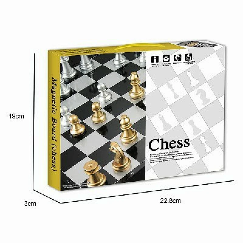 Gold Silver Magnetic Chess