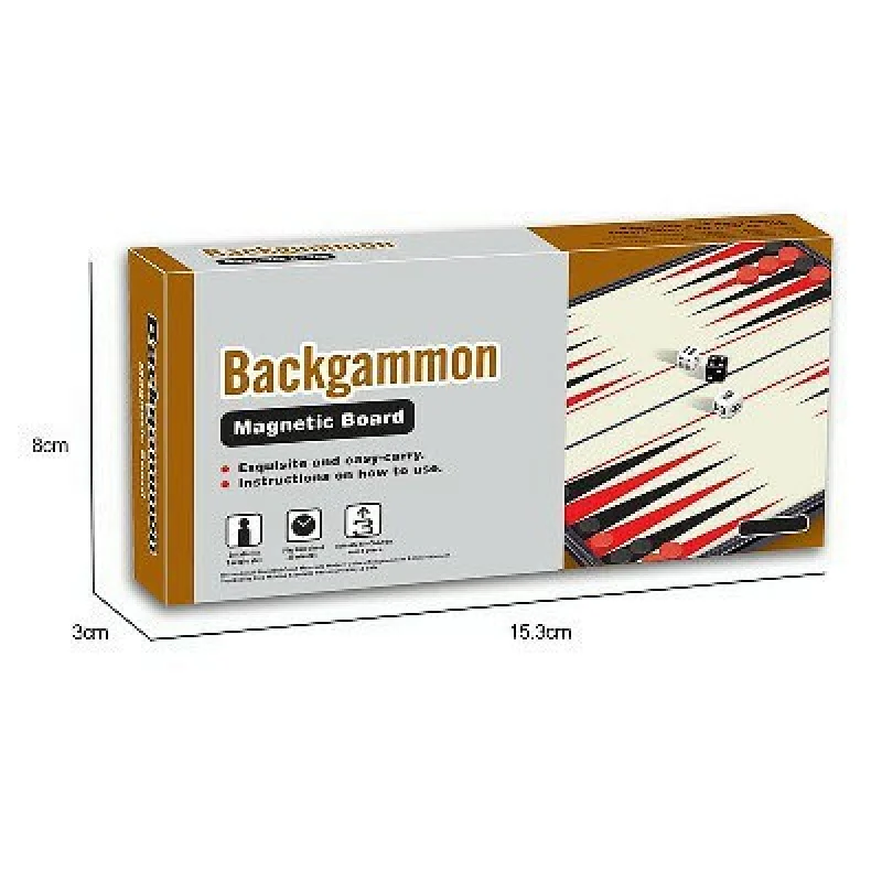 Magnetic Backgammon Game