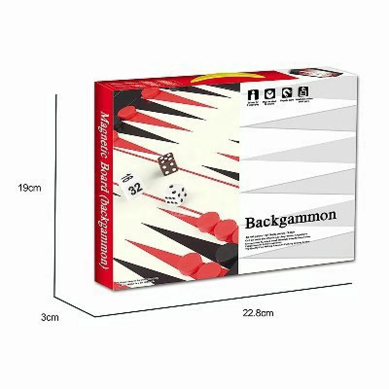 Magnetic Backgammon Game