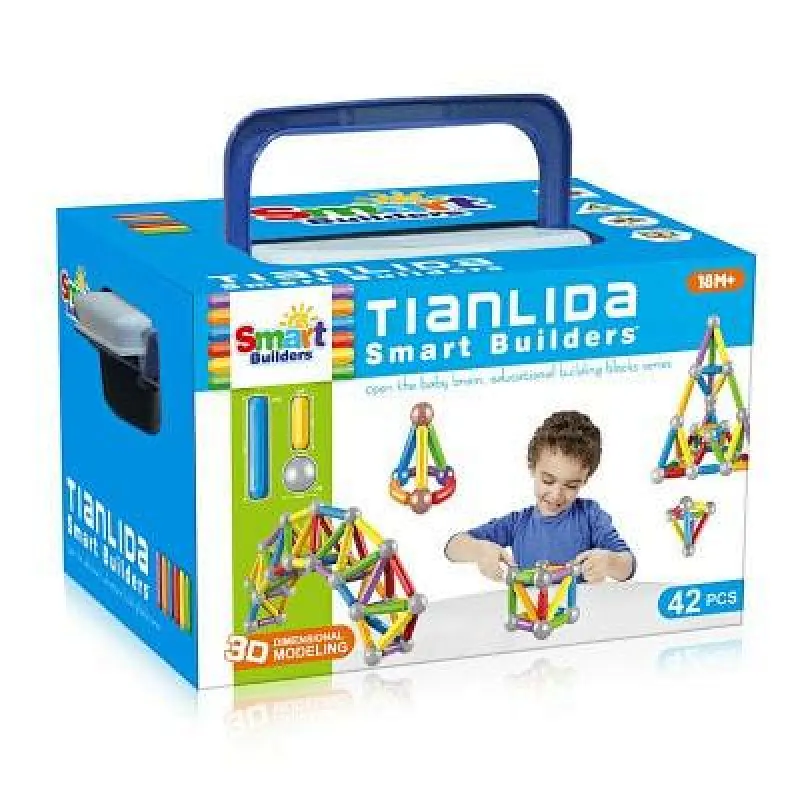 Magnetic Block Puzzles 42 Pieces