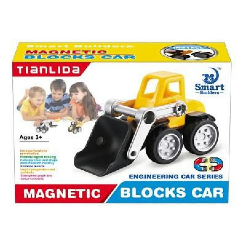 Magnetic Toy Cars 6 Pieces
