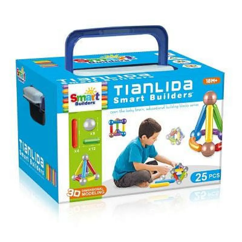 Magnetic Block Puzzles 25 Pieces