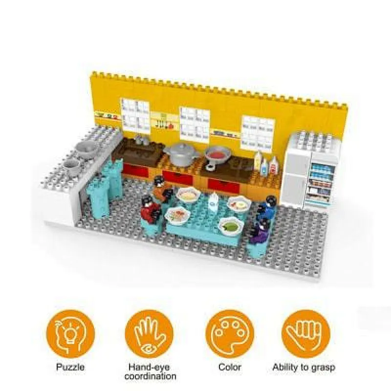 Kitchen Series Building Blocks Toys 181 Pieces