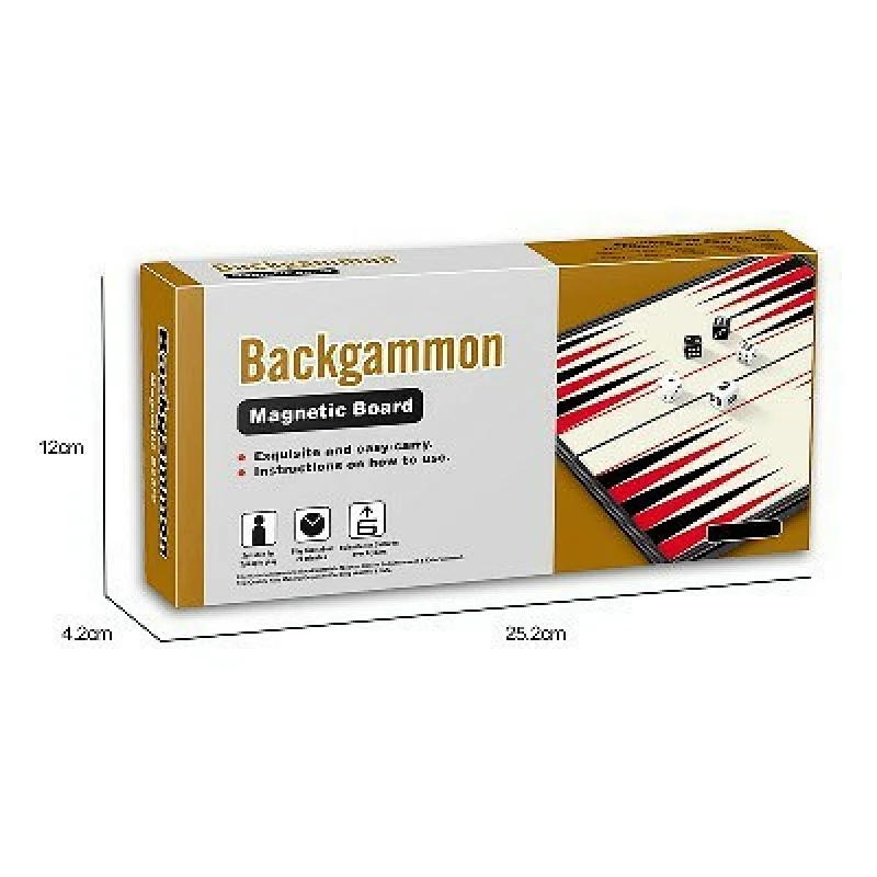 Magnetic Backgammon Game