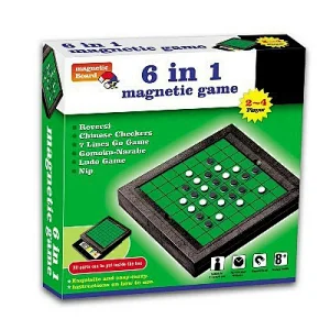 6 in 1 Magnetic Board Game