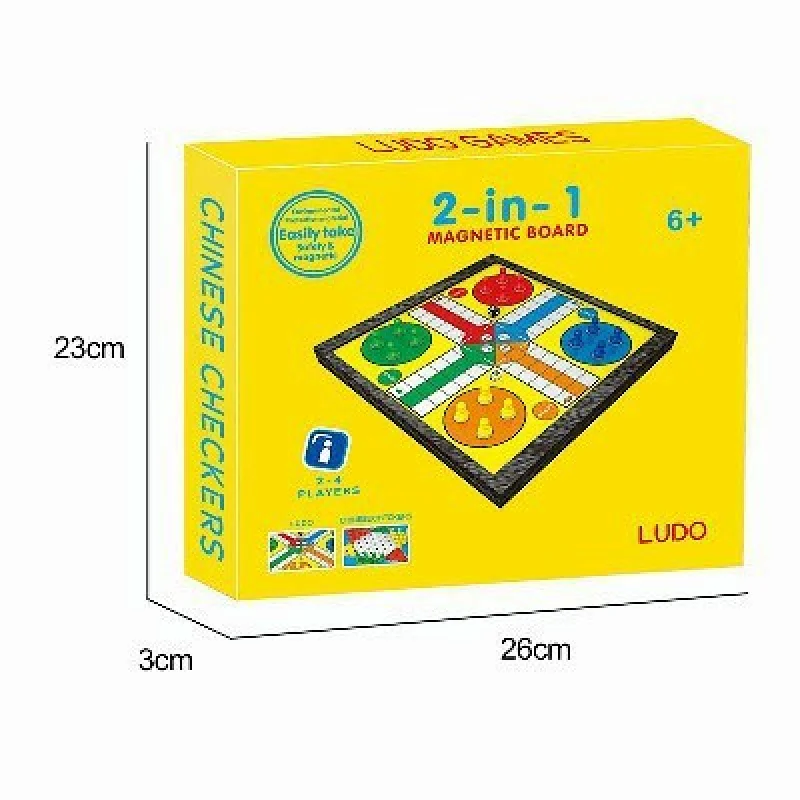 2 in 1 Magnetic Board Game (Small)