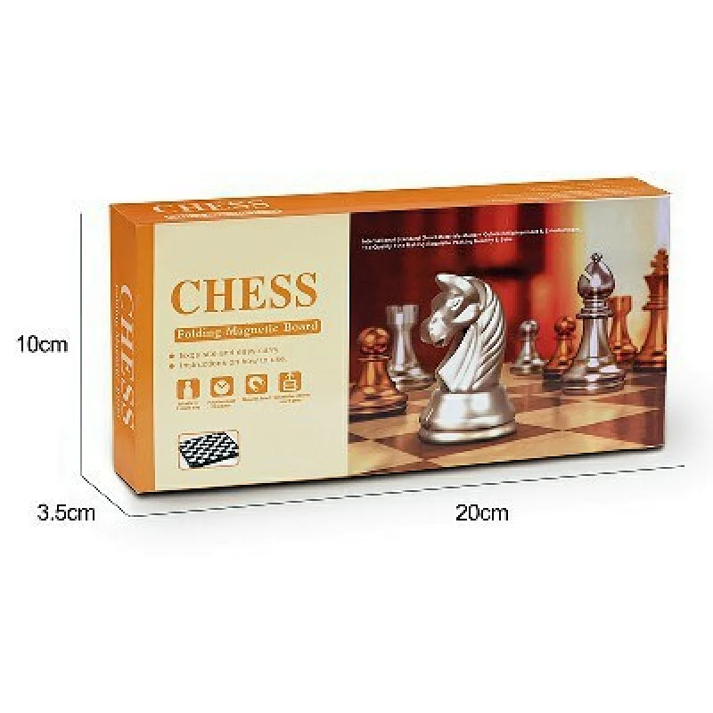 Folding Magnetic Chess Set