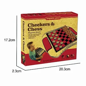 2 in 1 Magnetic Chess Set