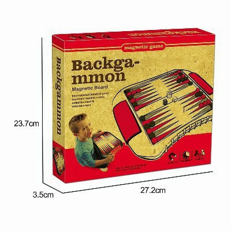 Magnetic Backgammon Game