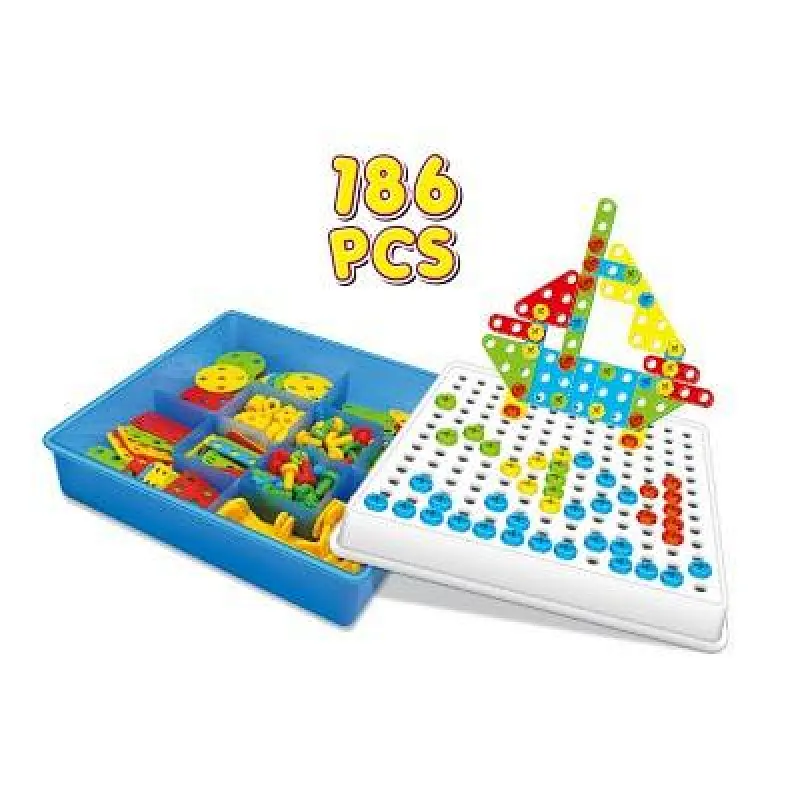 Drill Design Puzzle Set 186 Pieces