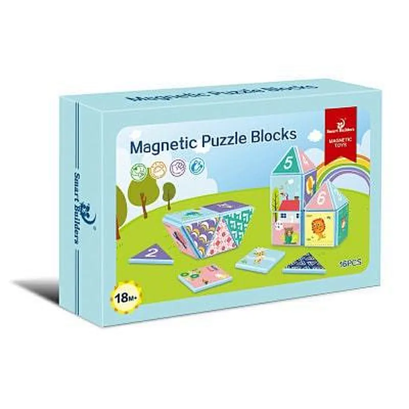 Magnetic Block Puzzles 16 Pieces