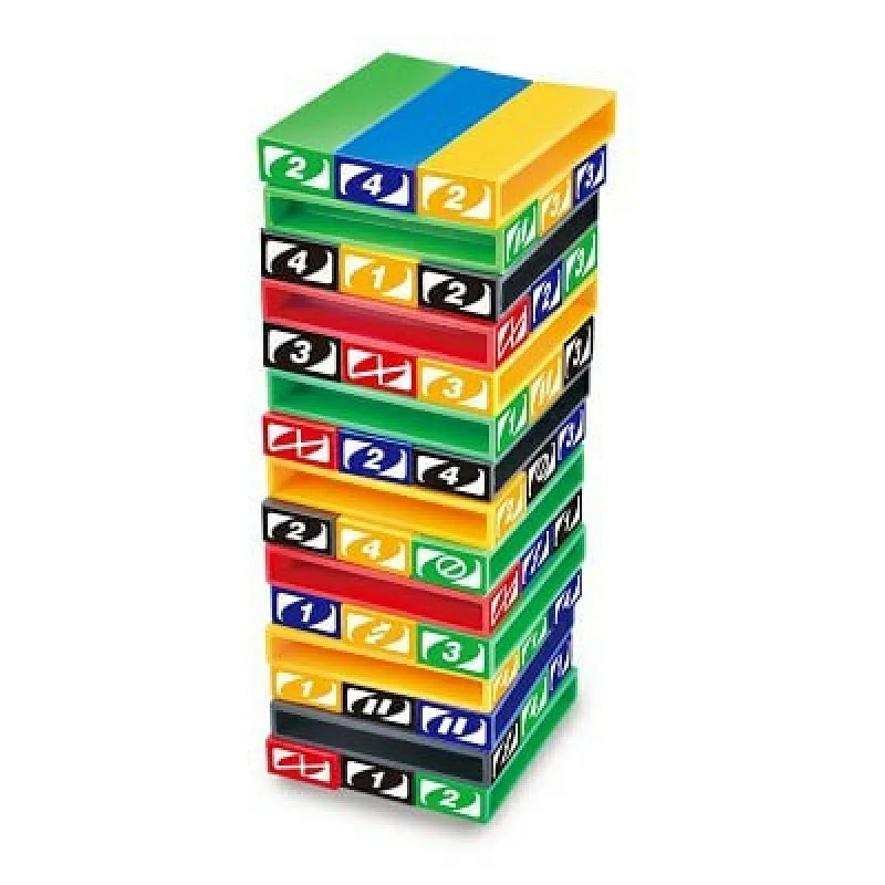 DOMINO Block Stacking Game 45 Pieces