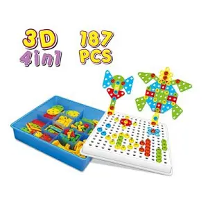 Drill Design Puzzle Set 187 Pieces