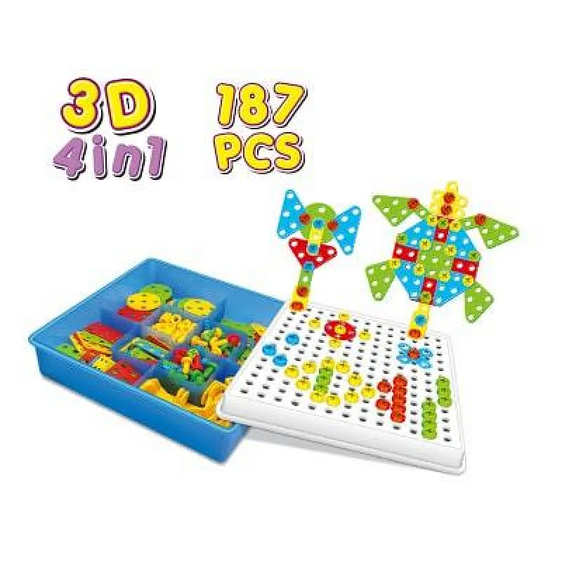 Drill Design Puzzle Set 187 Pieces
