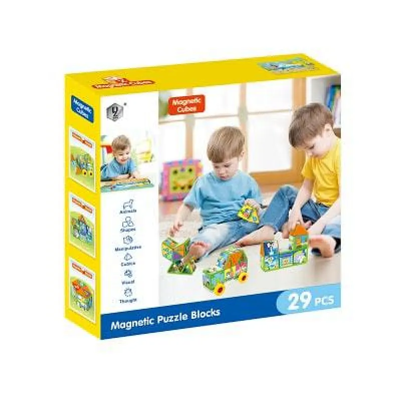 Magnetic Block Puzzles 29 Pieces