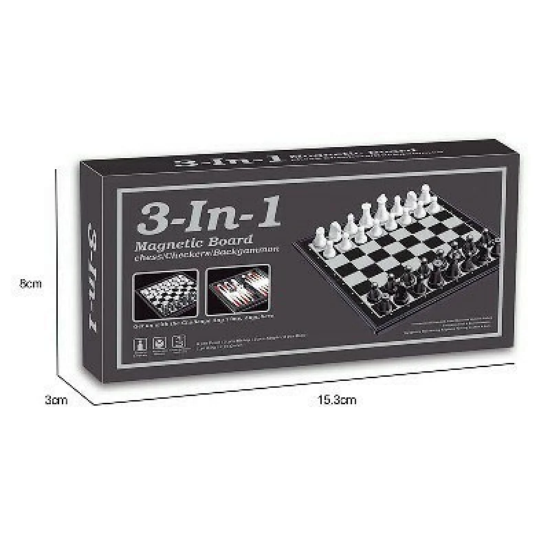 3 in 1 Magnetic Chess Set
