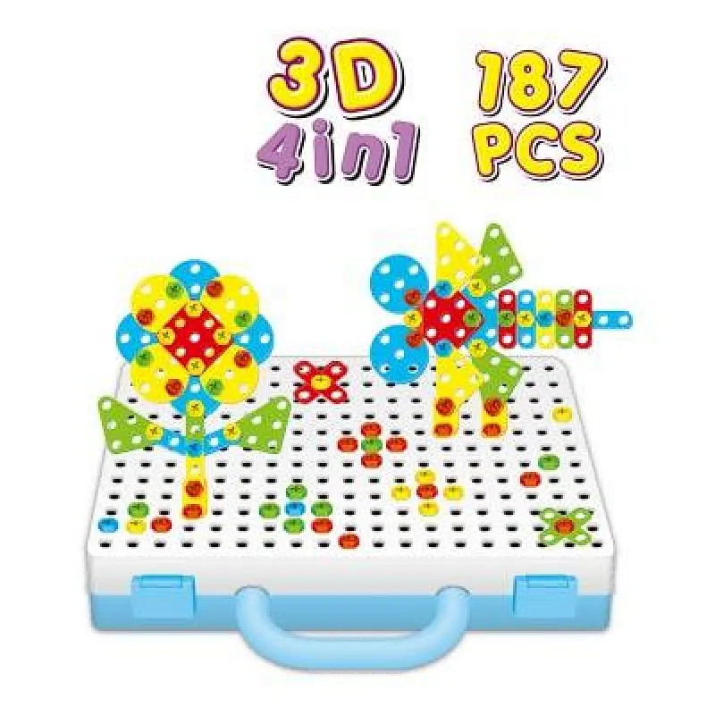 Drill Design Puzzle Set 187 Pieces