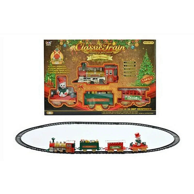 Electric Christmas Train with Light & Music