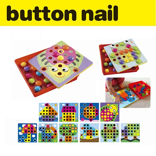 Educational Button Nail Game