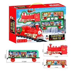 Electric Christmas Train with Light & Music