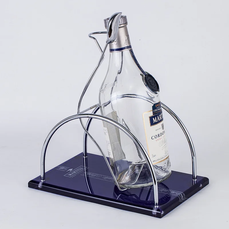 Liquor-Pouring Structure Desktop Led Lighting Alcohol Bottle Presenter Glorifier Display