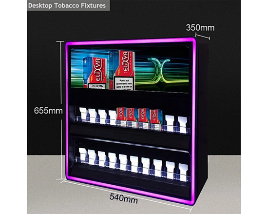 Metal Cigarette Fixtures For Supermarket Convenience Store