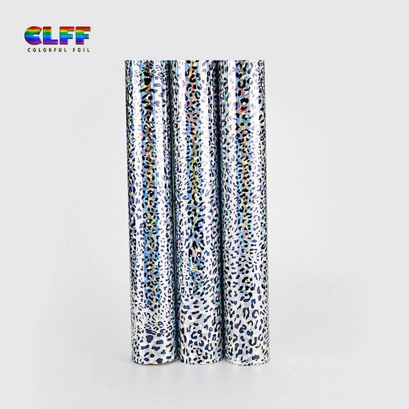 Free Sample Roll Easy Weed Silver Laser Leopard Print Heat Transfer Vinyl  Heat Transfer Thermo Film from China Manufacturer - Guangzhou Colorful Foil  New Material Technology Co., Ltd