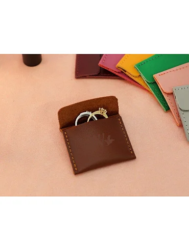 suede jewelry bag
