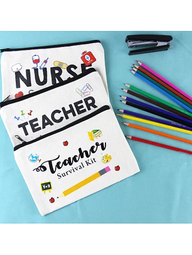 cotton pencil bag