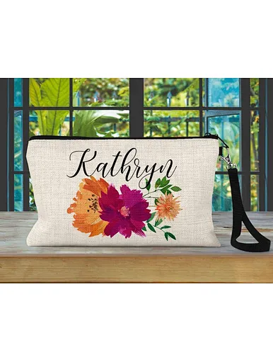 canvas cosmetic bag