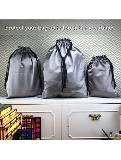 custom satin bag