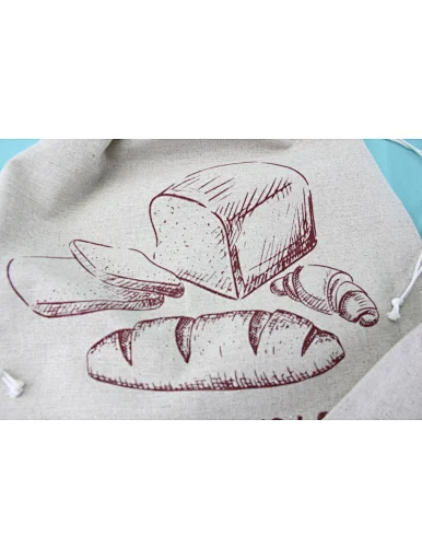 linen bread bag
