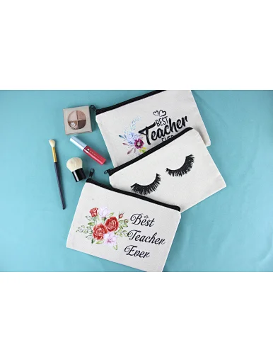 cotton cosmetic bag