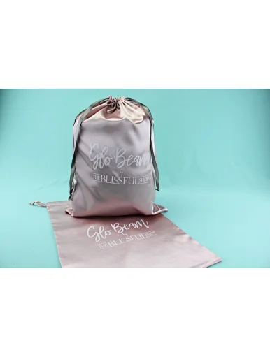 satin bags with logo