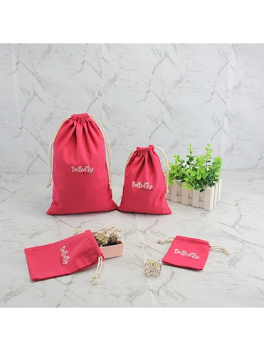 100% cotton burlap twill candle jewelry eco jute handbag gift large dust natural logo cotton drawstring bag