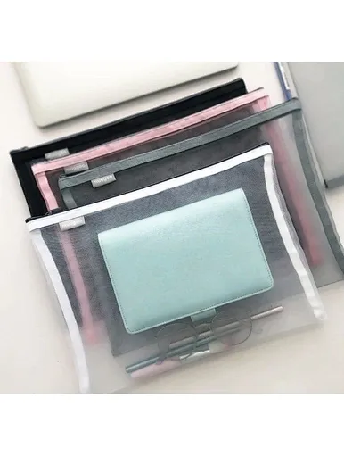mesh makeup bag