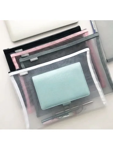 mesh makeup bag