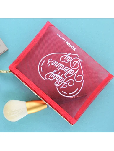 mesh cosmetic bag