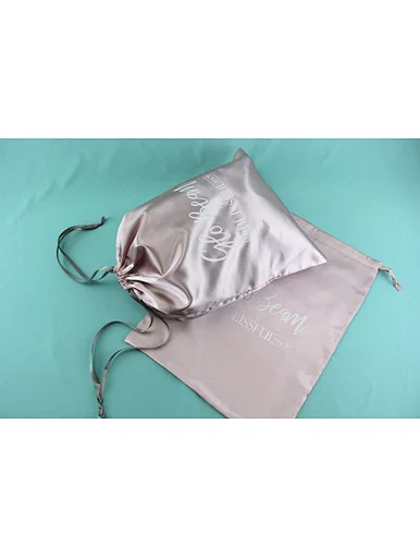 satin bags with logo